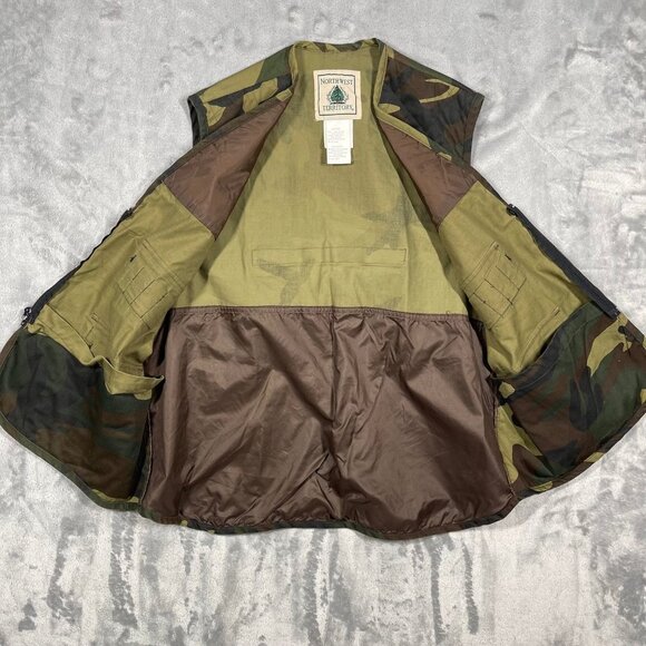 Northwest Territory Camouflage Hunting Shooting Vest Mens Large - Picture 6 of 7